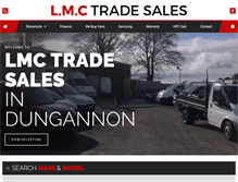 Tablet Screenshot of lmctradesales.com